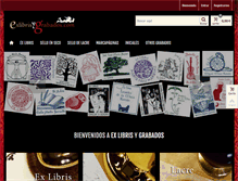 Tablet Screenshot of exlibrisygrabados.com
